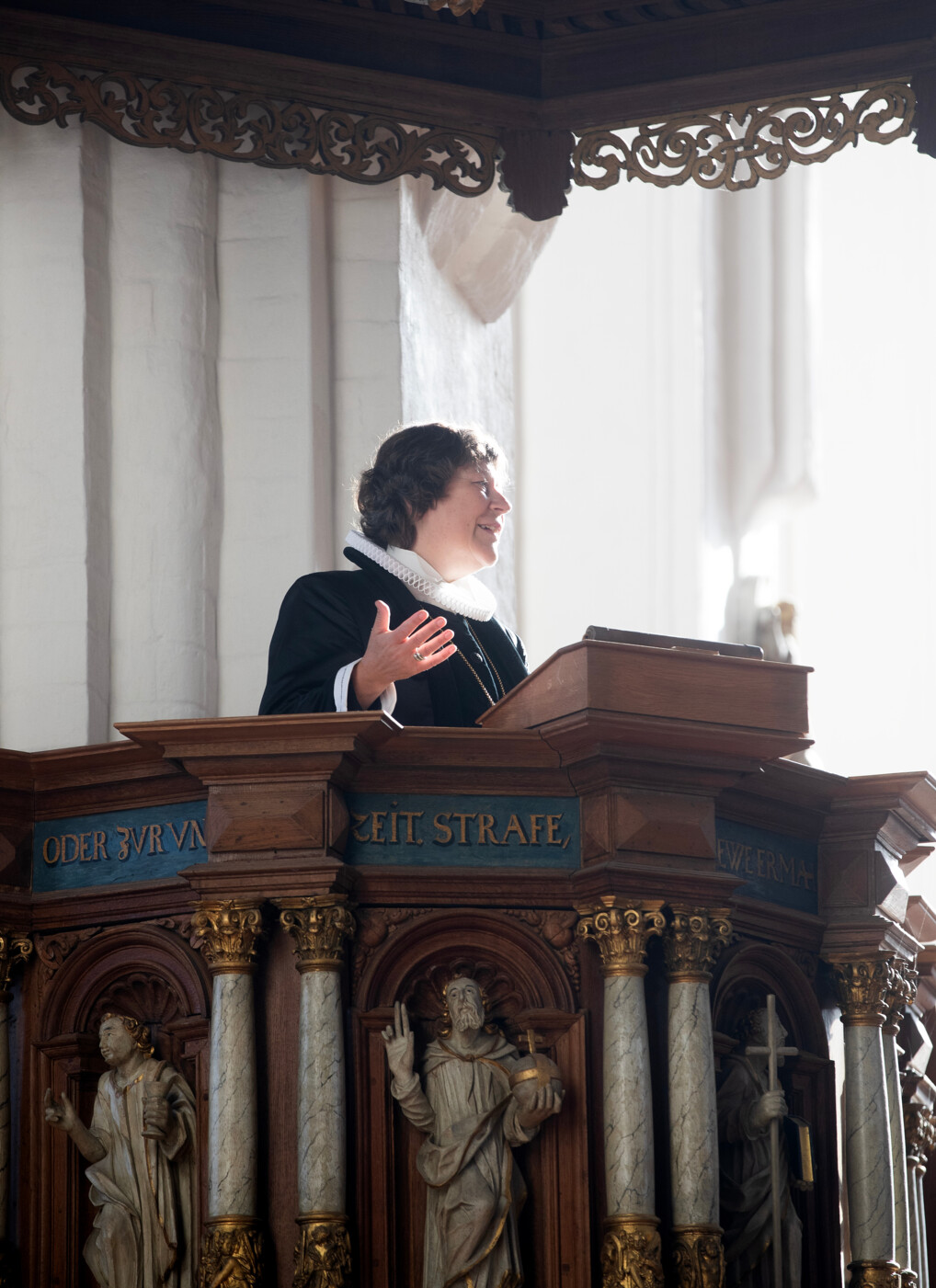Biskop Marianne Christiansen ved Haderslev Dam